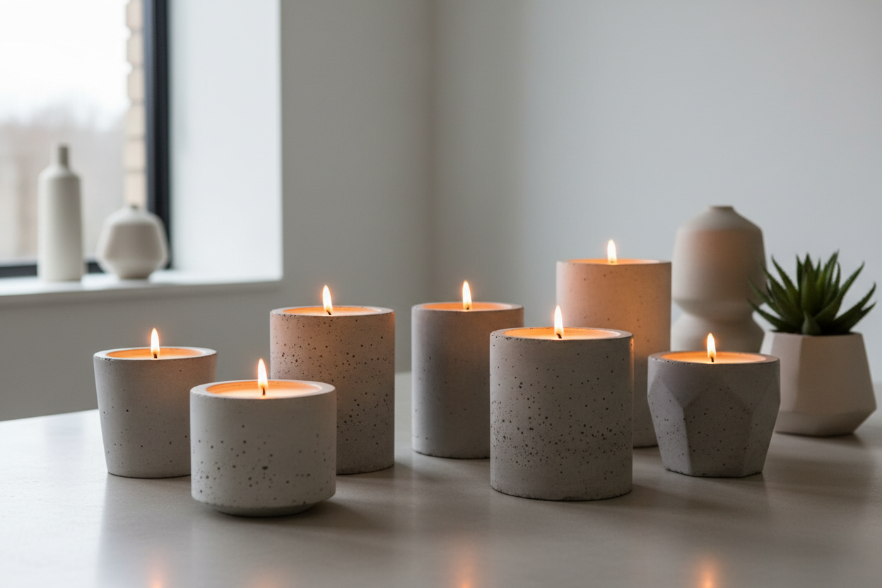 Concrete Candles