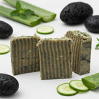 Cucumber Aloe and Hawaiian Lava Sea Salt Bar Soap