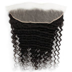 Deep Wave 13x4 Transparent Lace Human Hair Frontal