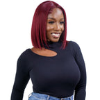 Cherry 13x4 Transparent Lace Front 100% Human Hair Bob Wig