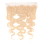 Blonde Body Wave 13x4 Transparent Lace Human Hair Frontal