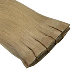 Raw Blonde Straight Seamless Clip-In 100% Human Hair Extensions
