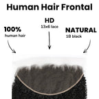 Afro Kinky 13x6 HD Lace Human Hair Frontal