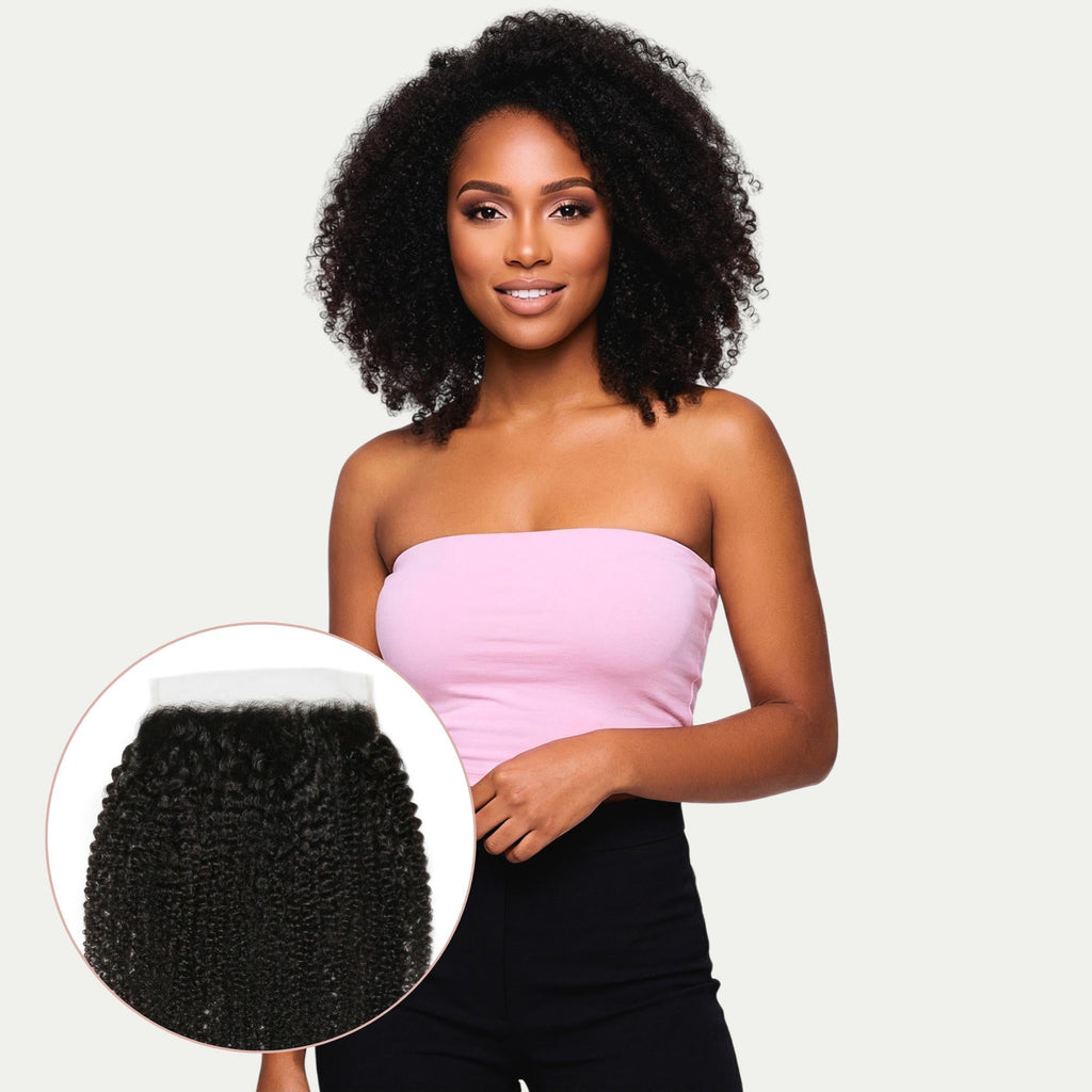 Afro Kinky 7x7 HD Lace Human Hair Closure