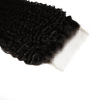 Afro Kinky Curly 4x4 Transparent Lace Human Hair Closure