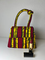 Asma Knot African Print Mini Bag
