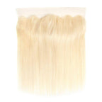 Blonde Straight 13x4 Transparent Lace Human Hair Frontal