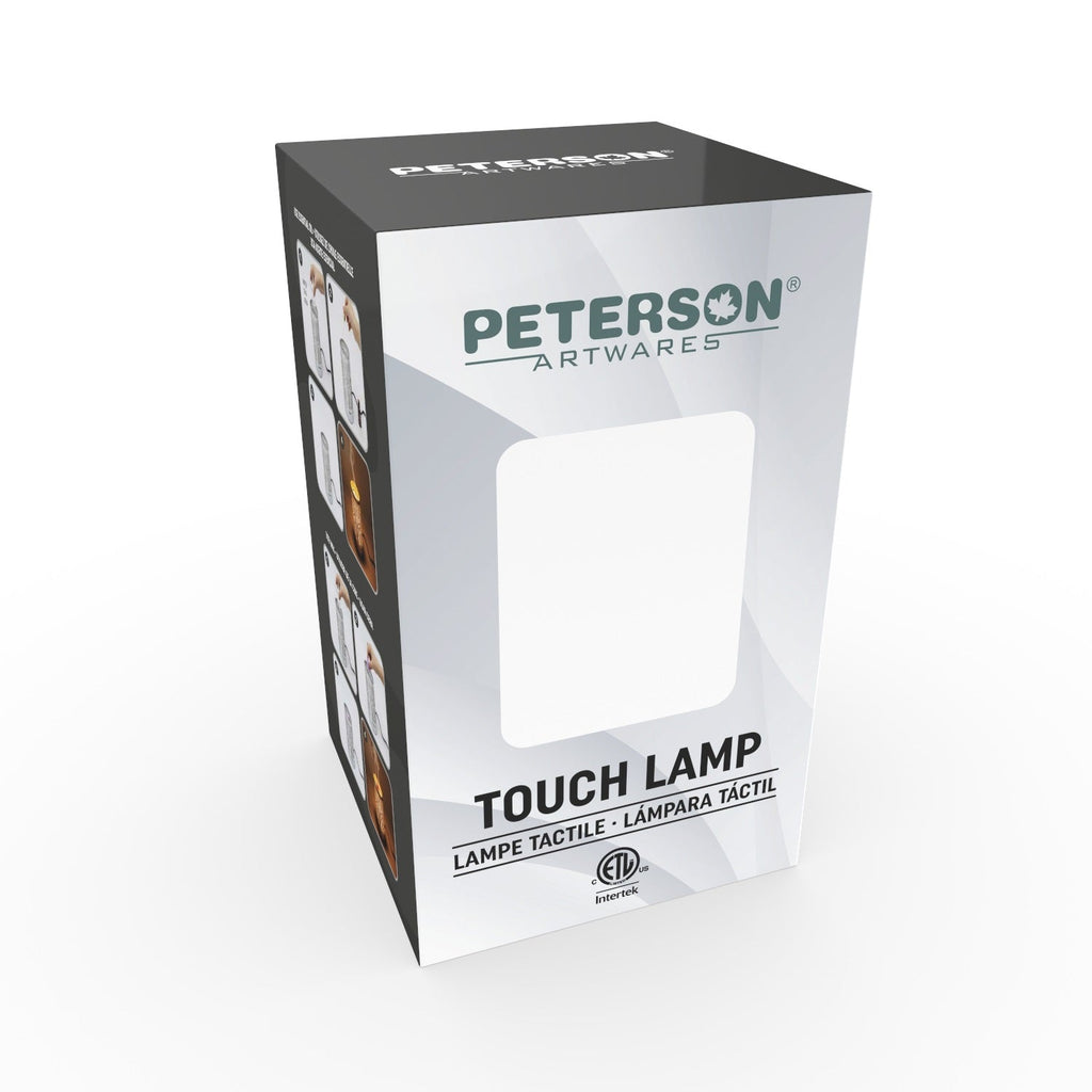 7" Touch lamp/Oil burner/Wax warmer-Silver Secret Garden by Peterson Housewares & Artwares