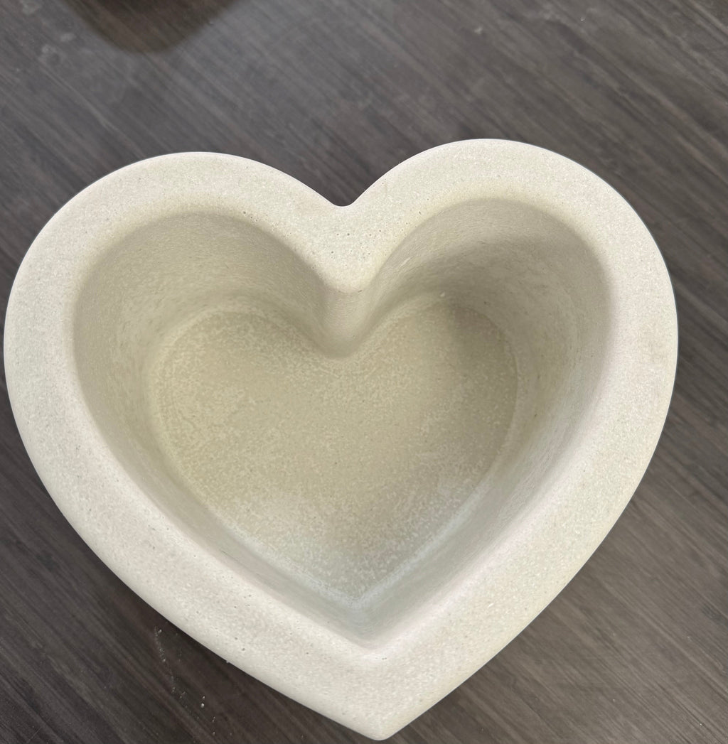 Heart Shaped Candle Vessel