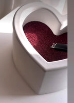 Heart Shaped Candle Vessel