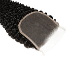 Jerry Curl 4x4 Transparent Lace Human Hair Closure
