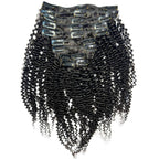 Jerry Curl Clip-In 100% Human Hair Extensions