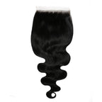 Jet Black Body Wave 6x6 HD Lace Human Hair Closure