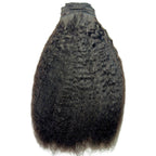 Kinky Straight Clip-In 100% Human Hair Extensions