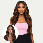 Luscious Glueless 5x5 HD Lace Professionally Colored 100% Human Hair Closure Wig
