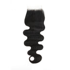 Malaysian Body Wave 4x4 Transparent Lace Human Hair Closure