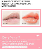 Moisturizing Lip Balm Oil - Plumping Exfoliating Lip Gloss