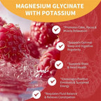 Magnesium Glycinate Gummies - Calm, Relieves Stress, Promotes Sleep, Support Memory, Concentration & Muscle Spasms - 120pcs