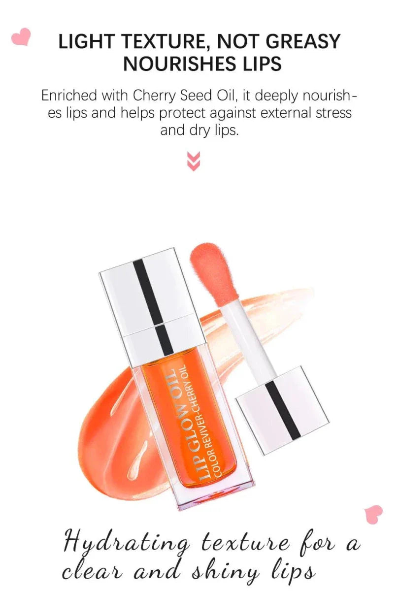 Moisturizing Lip Balm Oil - Plumping Exfoliating Lip Gloss