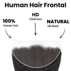 Straight 13x6 HD Lace Human Hair Frontal