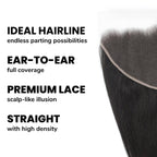Straight 13x6 HD Lace Human Hair Frontal