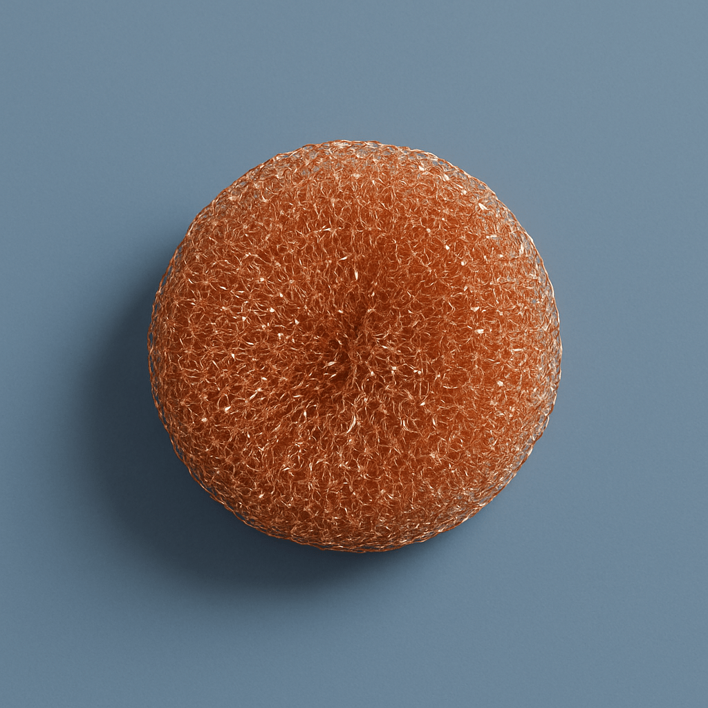 Pure Copper Scrubbing Pad — Pot & Pan Scrubber