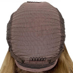 Honey Blonde Ombre Wavy 5x5 HD Lace 100% Human Hair Closure Wig