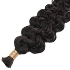 Beach Wave Bulk 100% Human Braiding Hair