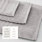 Luxury Combed Cotton Bath Towel Set - Karina Collection