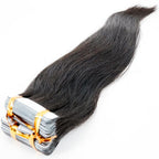 Raw Straight 100% Human Hair Tape In Extensions