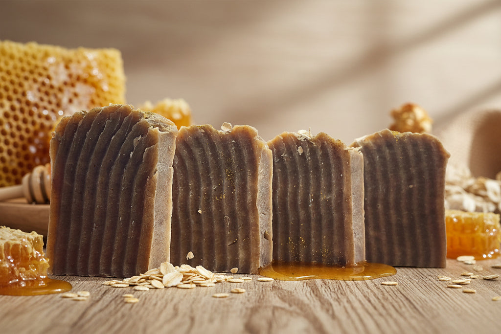 Oatmeal Milk and Bee Pollen Bar Soap