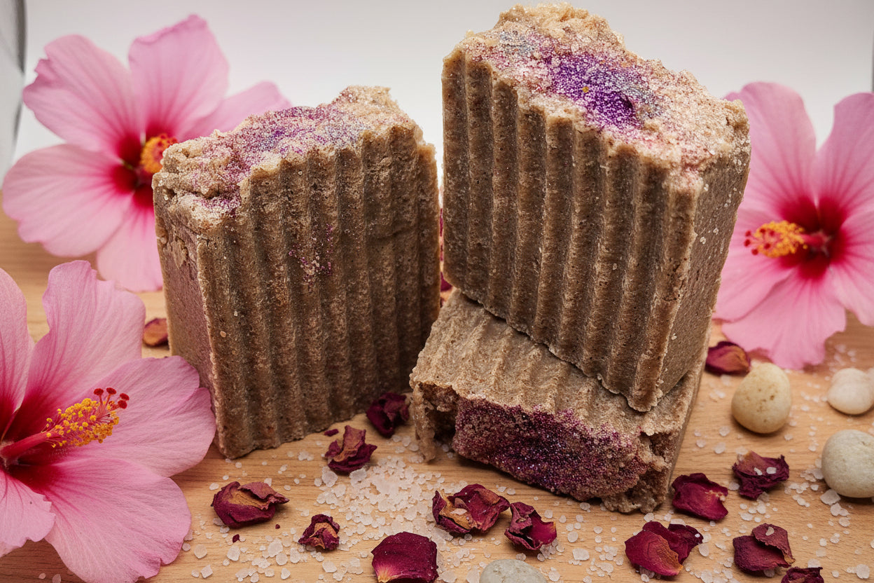 Hibiscus Rosehip Seed and Himalayan Pink Salt Soap