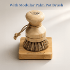 Small Square Bamboo Soap Dish