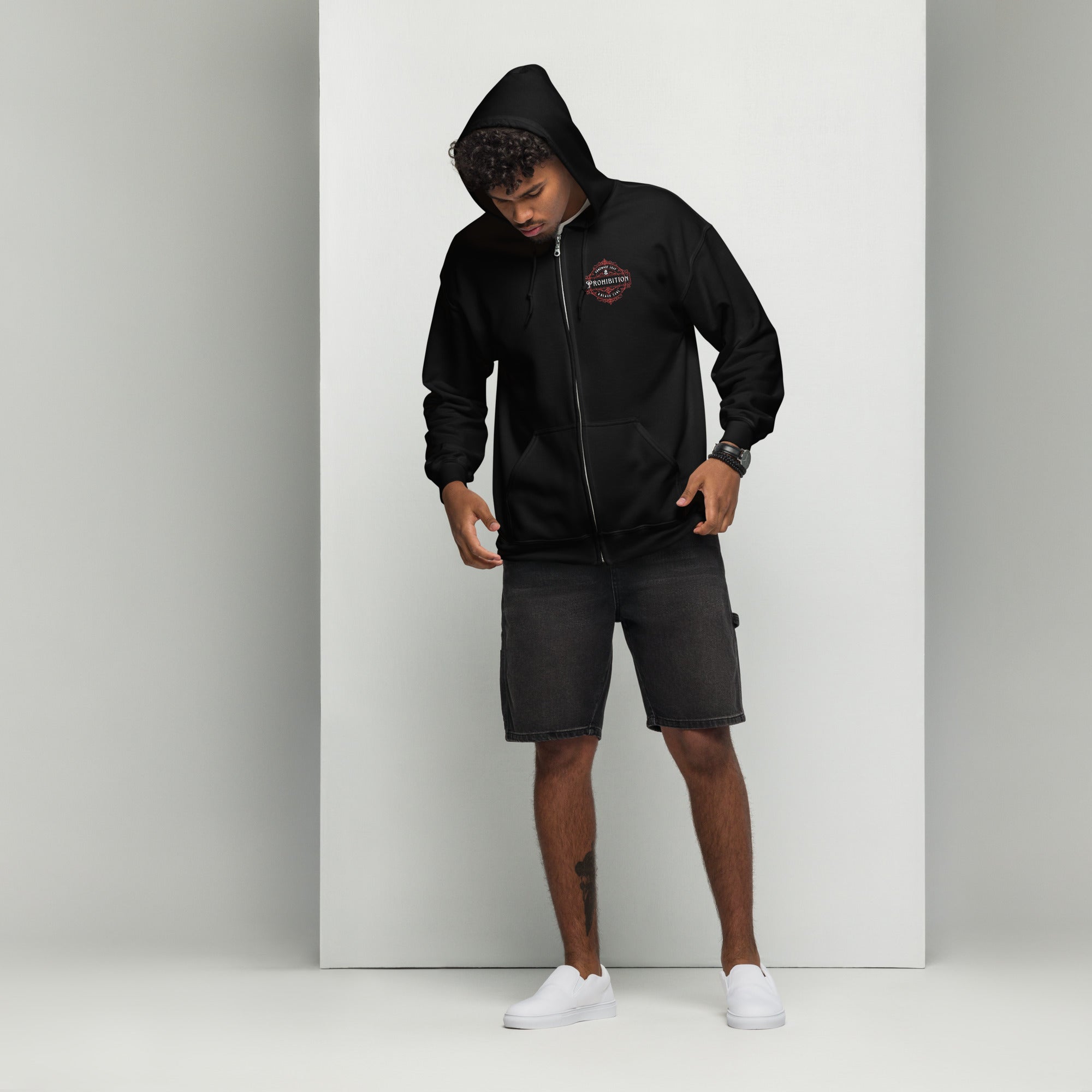 Embroidered Heavy Blend Zip Hoodie