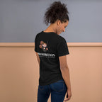 Cartoon Logo Dark T-Shirt, Unisex,